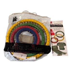 Knifty Knitter Knitting‎ Loom Set of 4 Round Provo Craft 11"-9"-7"-5"